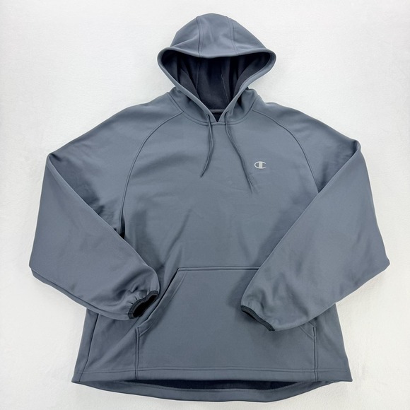 Champion Other - Champion Hoodie Mens XL Gray Fleece Pullover Kangaroo Pocket Logo Sweatshirt